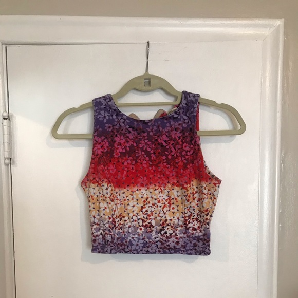 Floral crop top - Picture 1 of 1